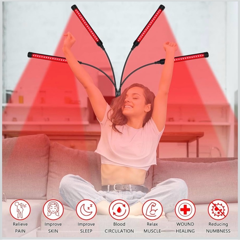 Red Light Therapy Lamp